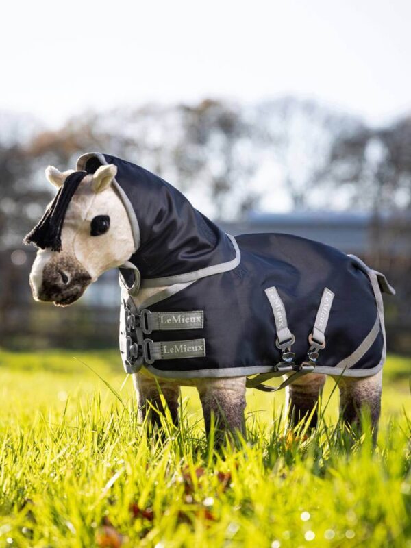 dark navy storm blanket for toy pony