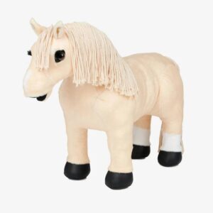 cream colored stuffed toy horse