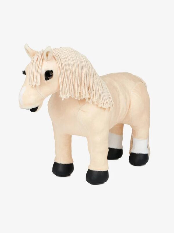 cream colored stuffed toy horse