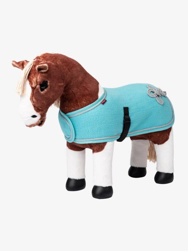 azure toy pony show blanket on horse