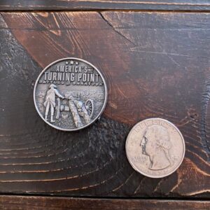 Magnet -Features American Turning Point pewter emblem