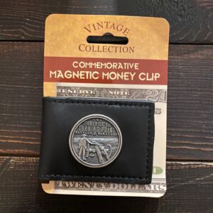 Magnetic Black Money Clip -Features American Turning Point pewter emblem