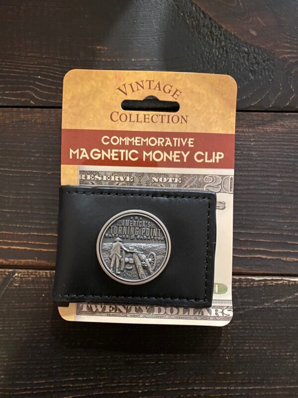 Magnetic Black Money Clip -Features American Turning Point pewter emblem