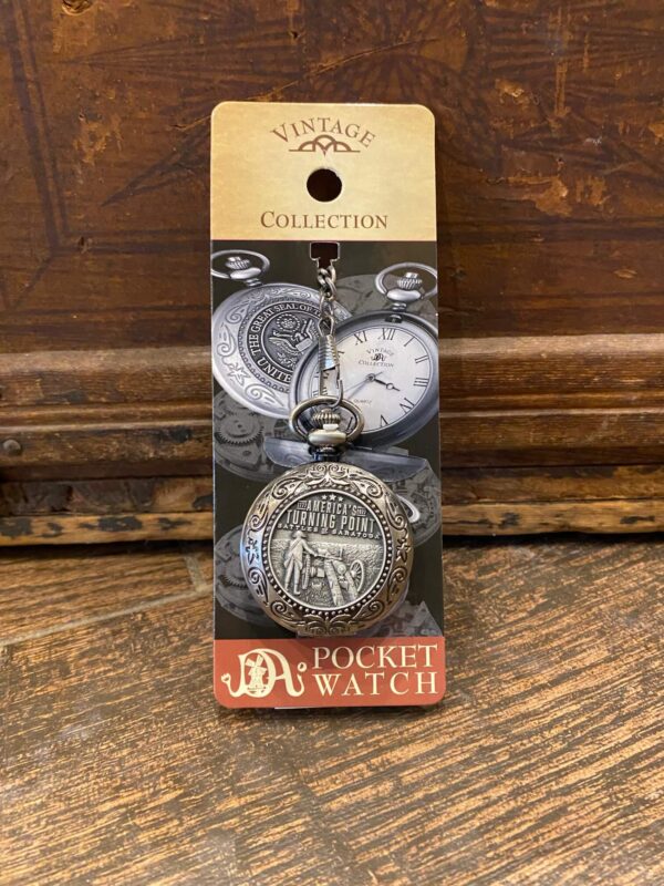 Pocket watch -Features American Turning Point pewter emblem