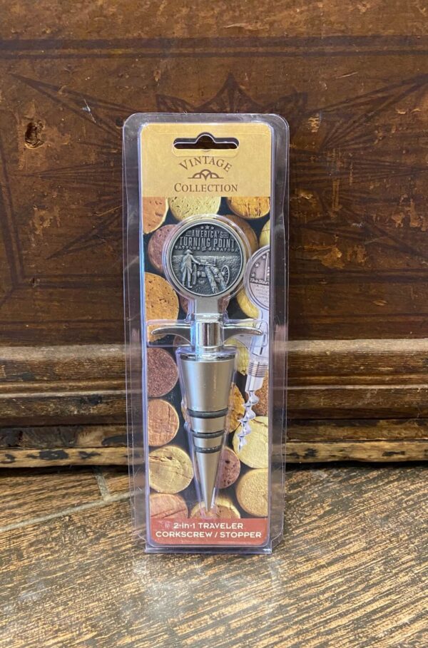 corkscrew/stopper with Emblem American Turning Point