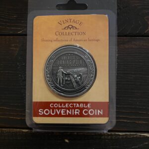 Souvenir Coin -Features American Turning Point pewter emblem