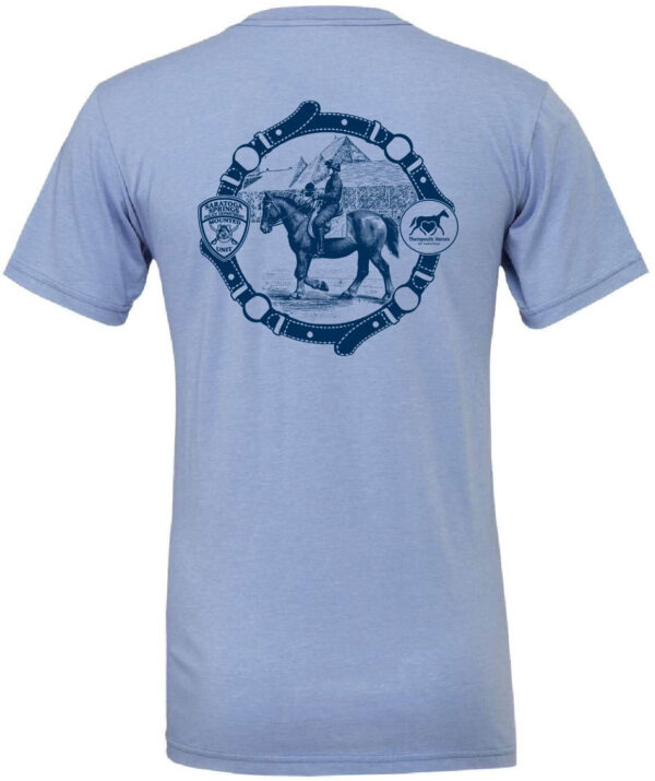 Saratoga Springs Police Department Mounted Horse T-Shirt - Image 3